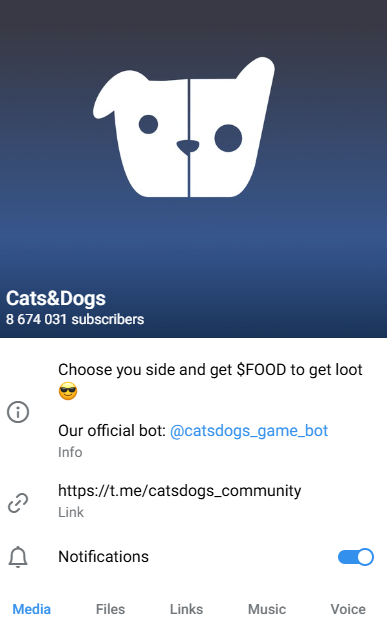 cats dogs bot как играть