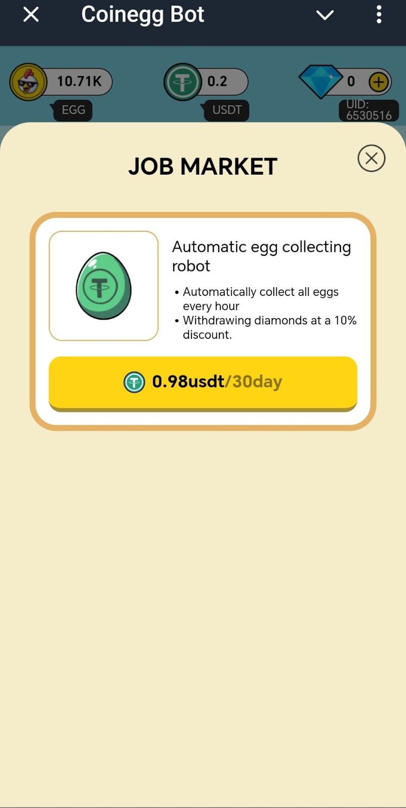 coinegg bot как вывести