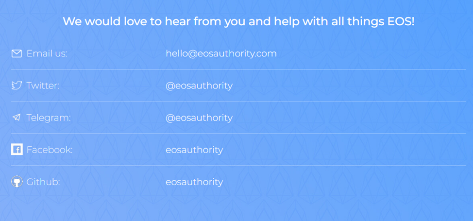 eos authority eos authority