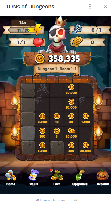tons of dungeons
