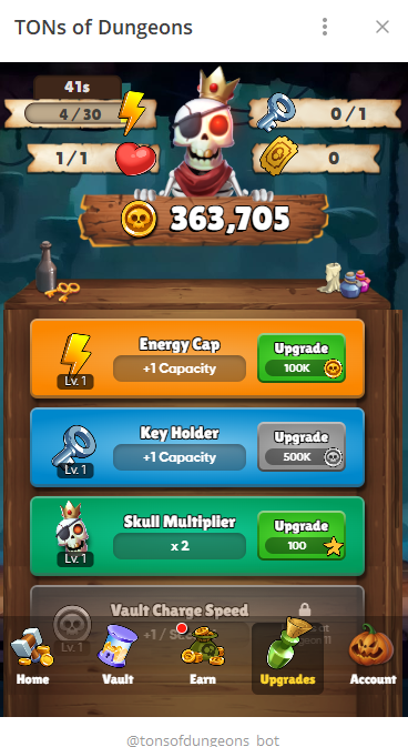 tons of dungeons telegram
