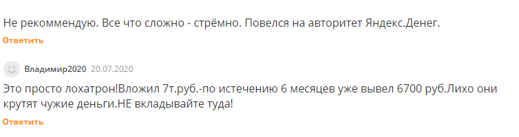 yammi инвестиции
