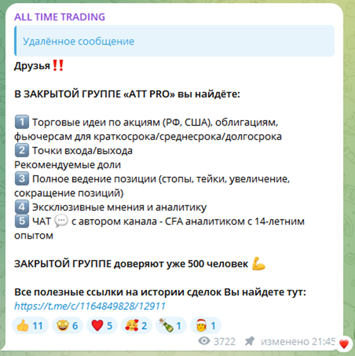 all time trading