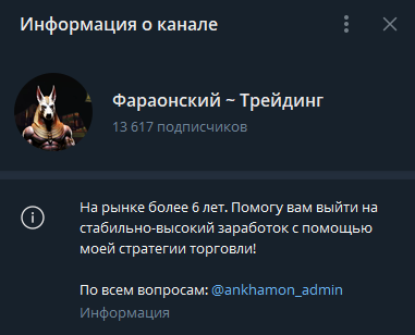 фараонский трейдинг