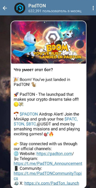padton игра