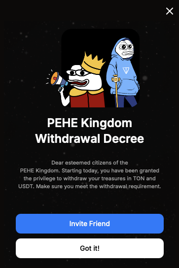 pehe kingdom игра-тапалка