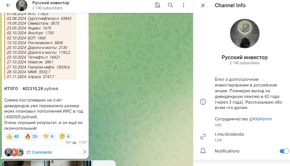 русский инвестор русский инвестор