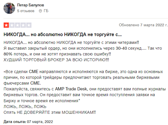 amp futures брокер