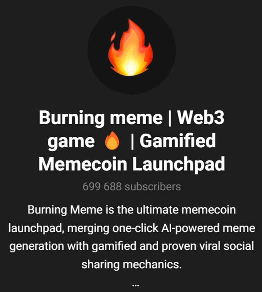 Burning meme