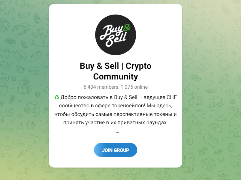 buy sell crypto community