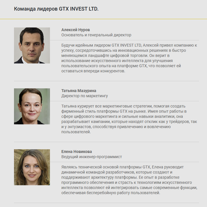 gtx invest