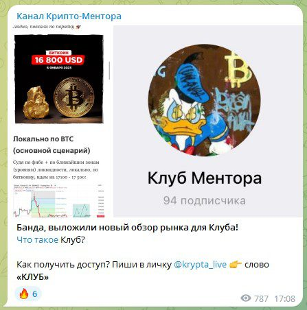 канал крипто ментора