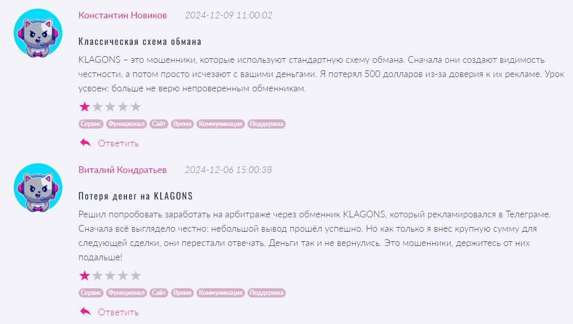 klagons com отзывы
