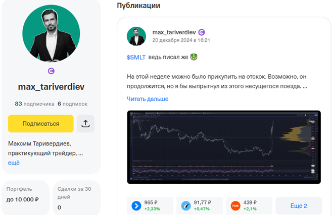максим таривердиев финам