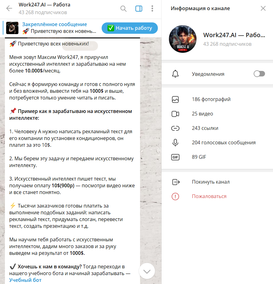 максим ворк247 отзывы