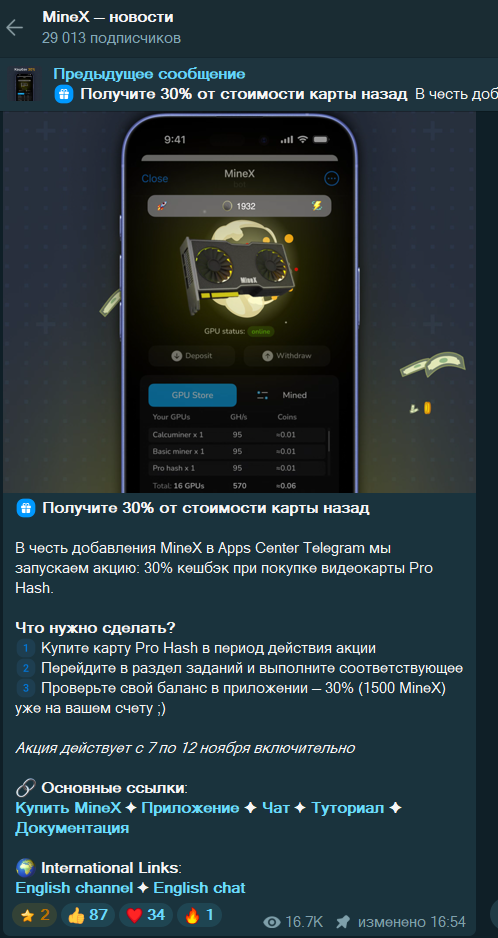 minex отзывы