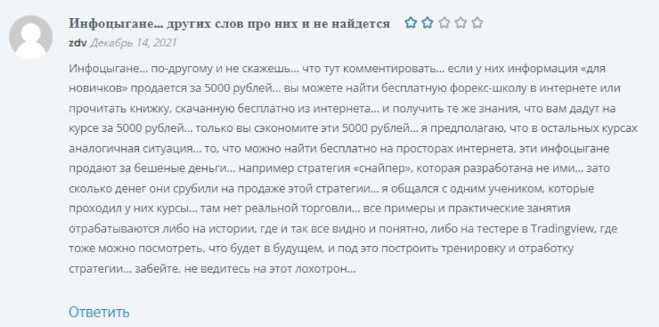 мир трейдинга снайпер отзывы