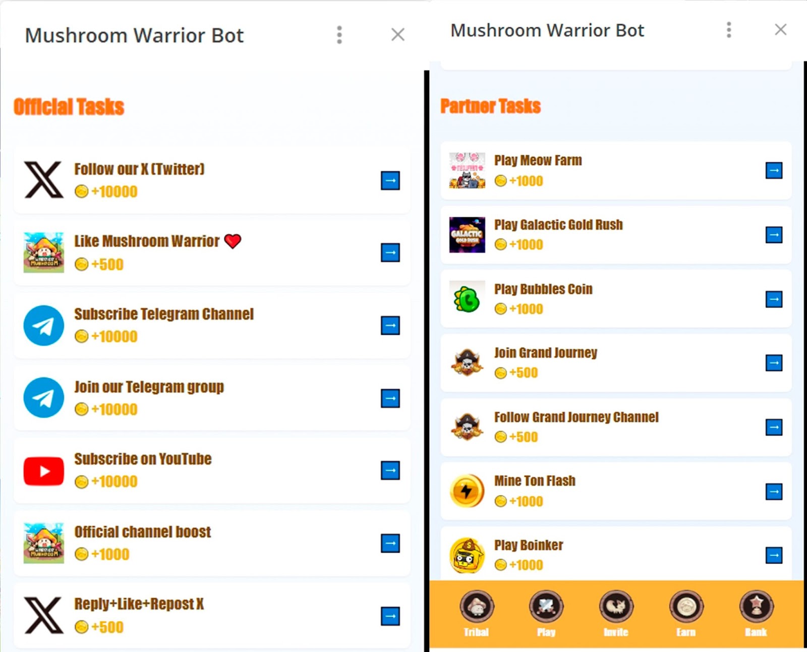mushroom warrior игра