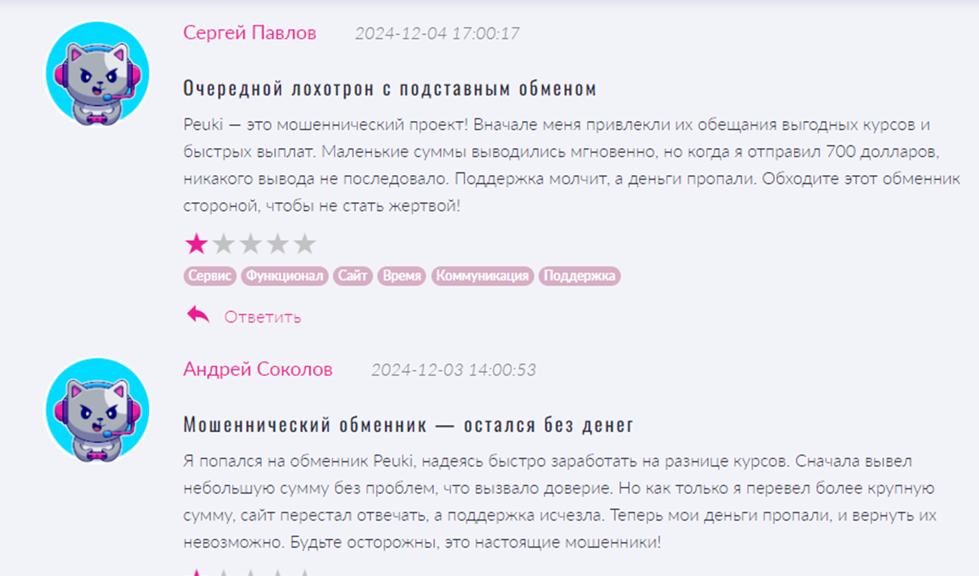 peuki отзывы