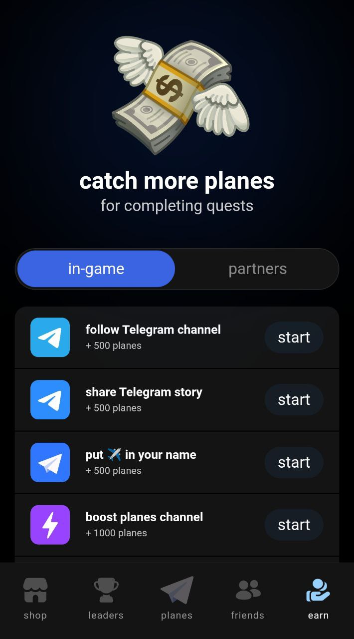 planes cryptobot tg