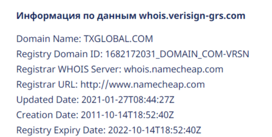 Tx Global отзывы