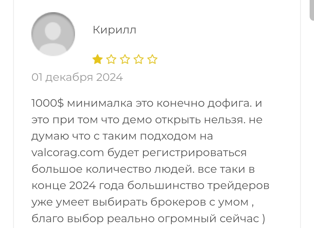valcorag отзывы