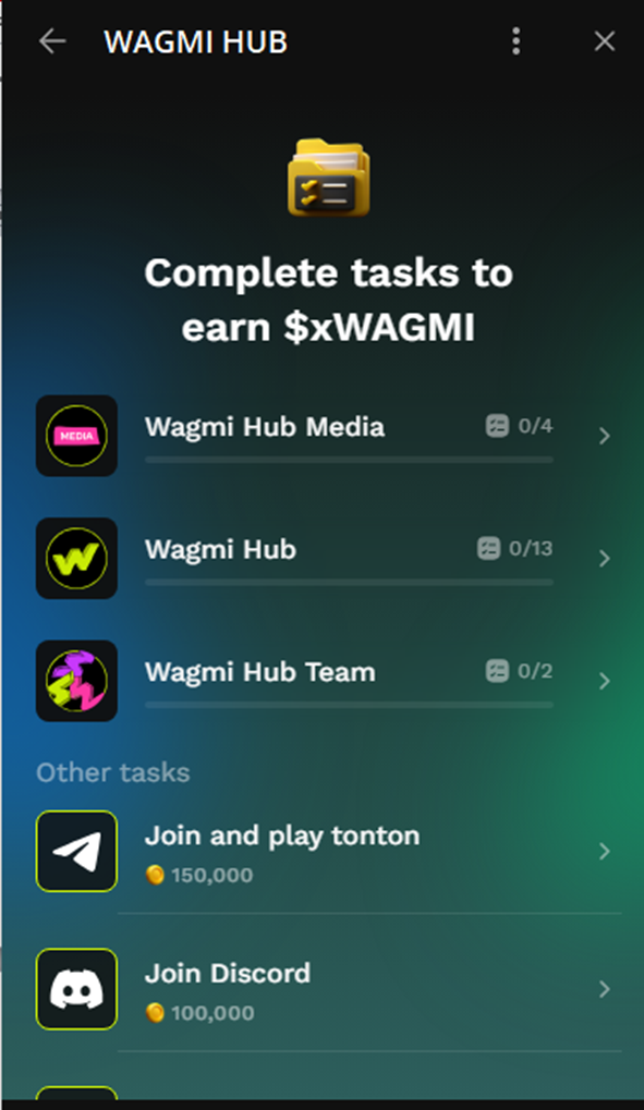 wagmi hub телеграмм
