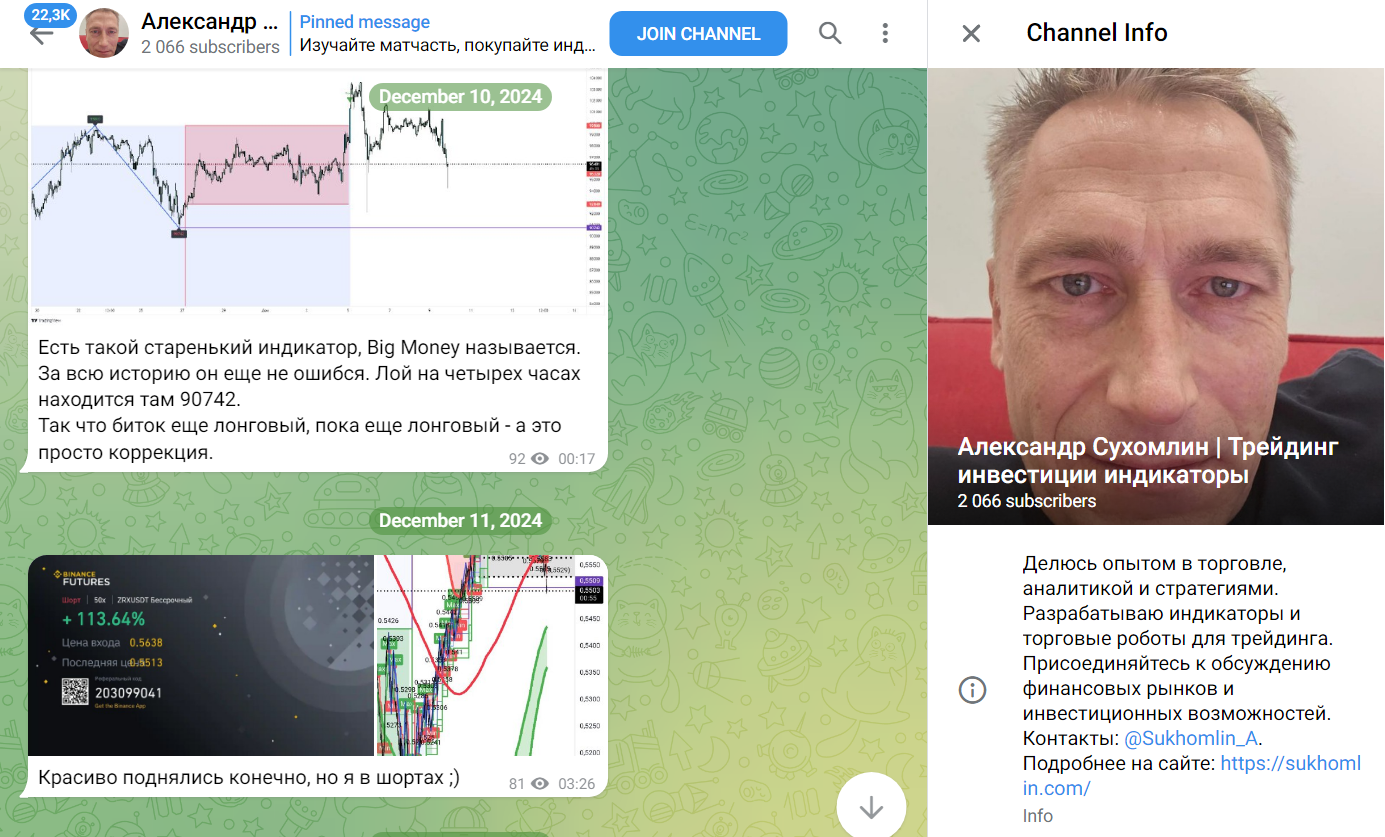 александр сухомлин трейдинг канал отзывы