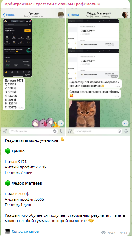 арбитражные стратегии с иваном трофимовым