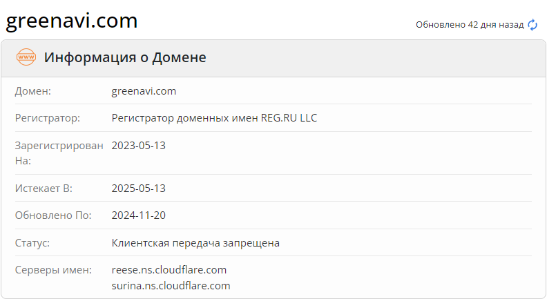 Greenavi брокер