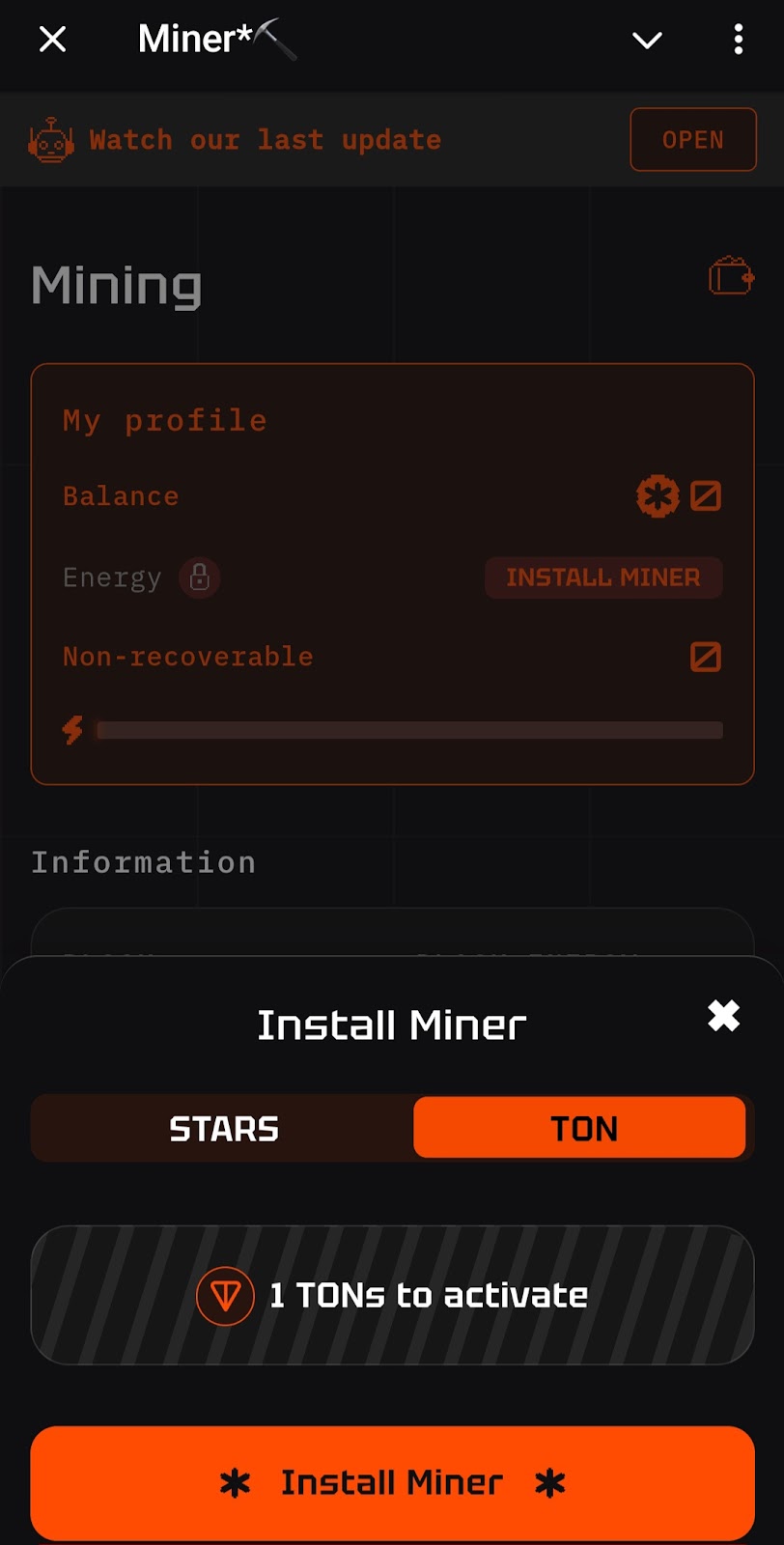miner announcements телеграмм