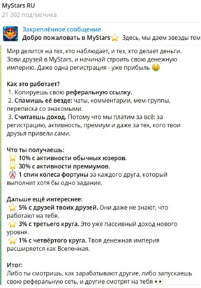 Mystars отзывы