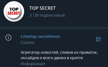 top secret telegram