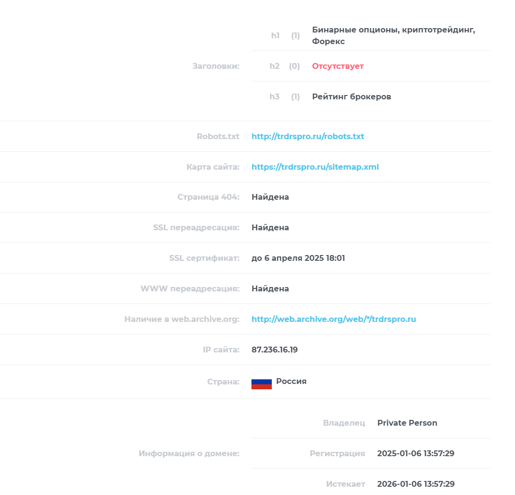 trdrspro ru