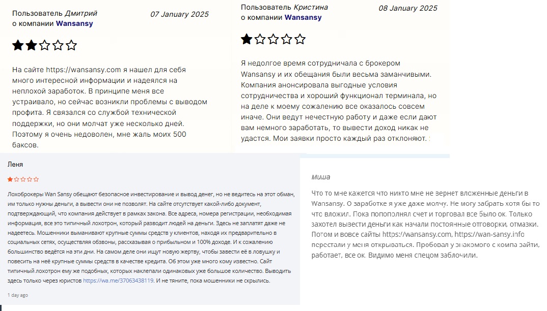 wan sansy info крипта