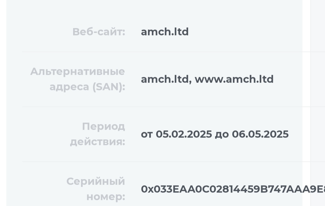 amch ltd отзывы