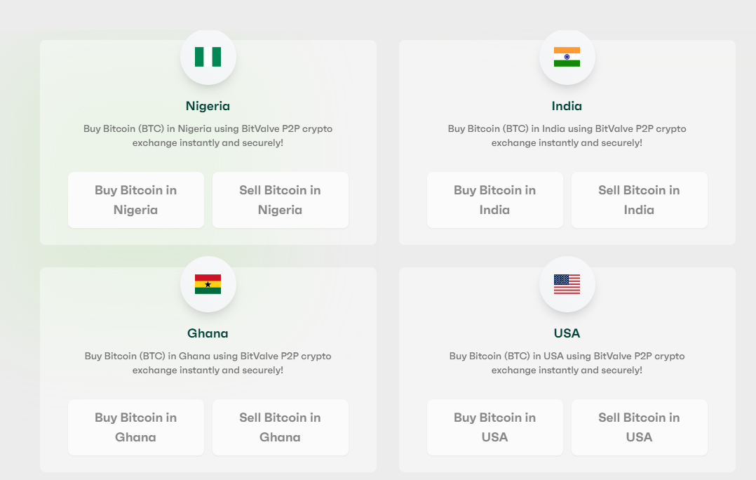 BitValve P2P Crypto Exchange