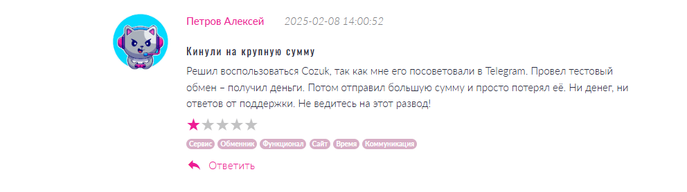 cozuk отзывы