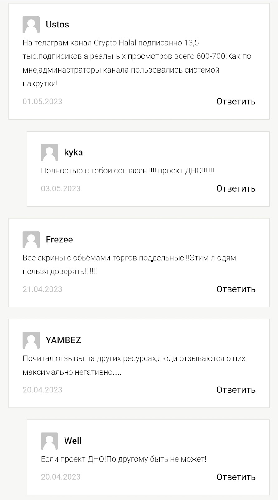cryptohalal отзывы