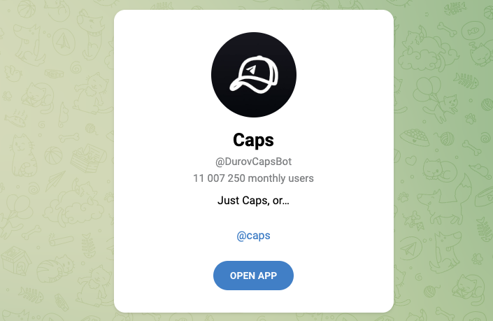 durov caps bot