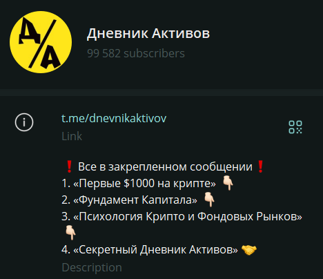илья шинкаренко дневник активов