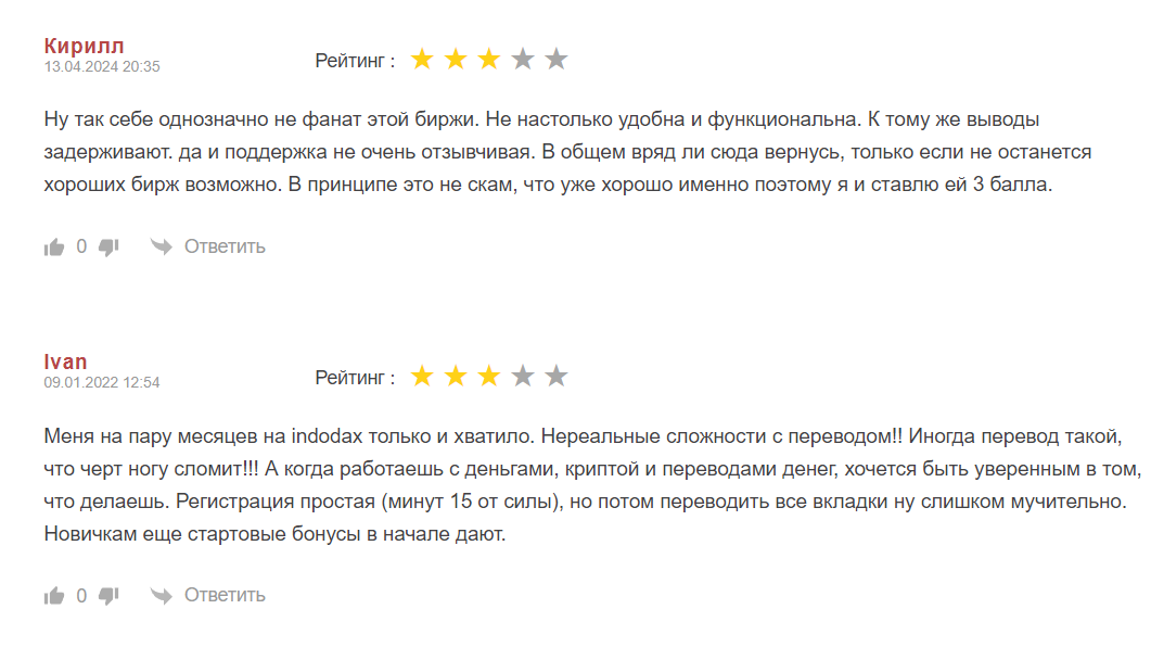 indodax отзывы