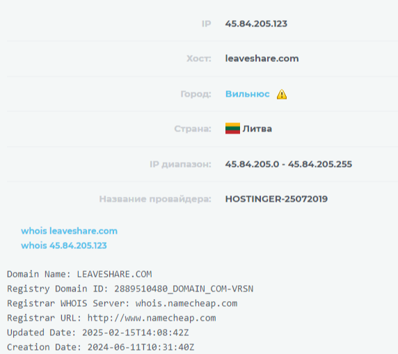leaveshare com