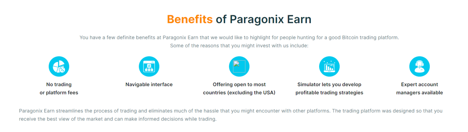 paragonix earns com