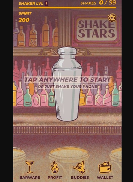 shake stars