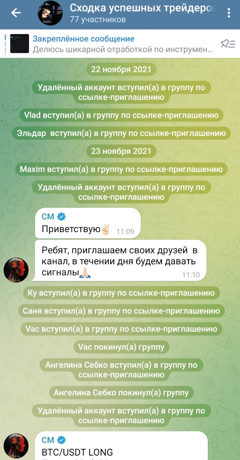 Сходка успешных трейдеров