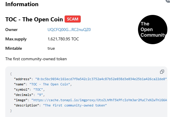 the open coin telegram