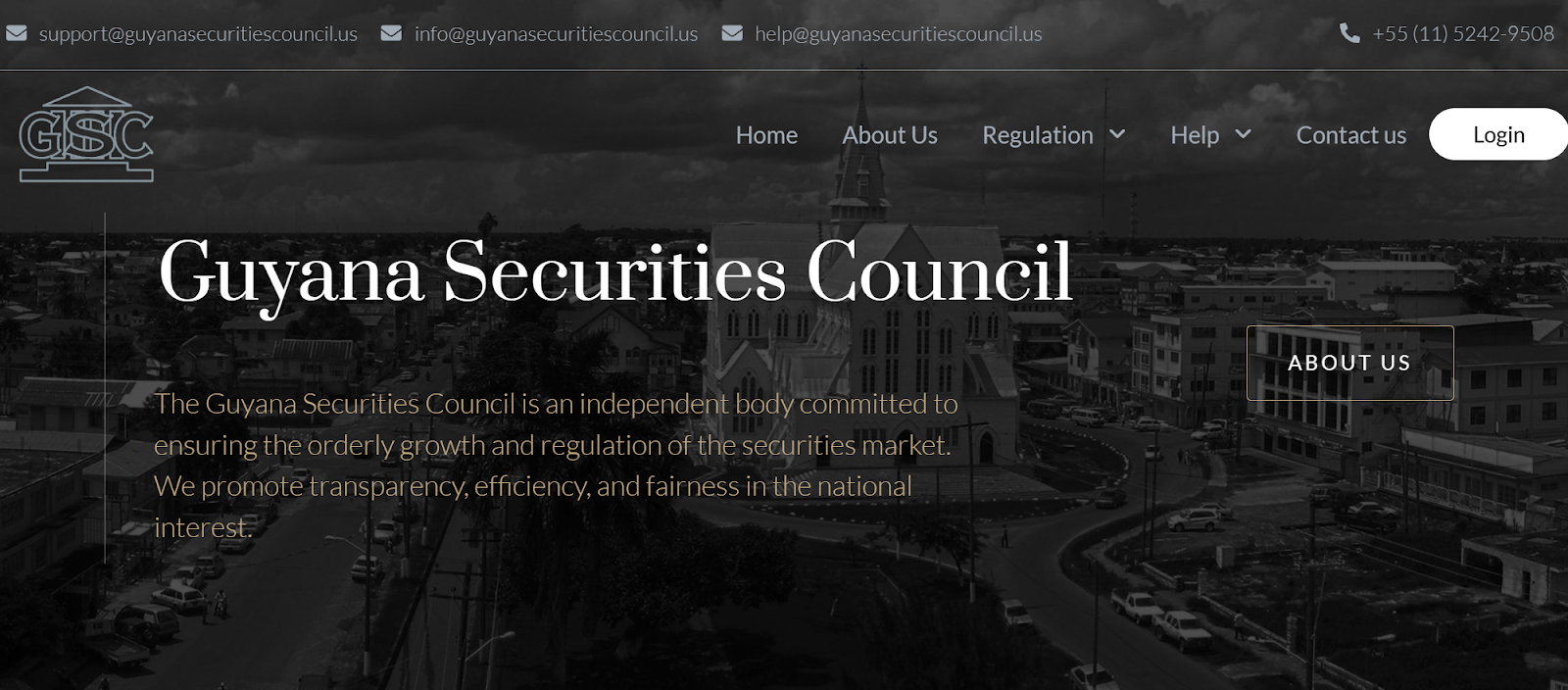 account guyanasecuritiescouncil us