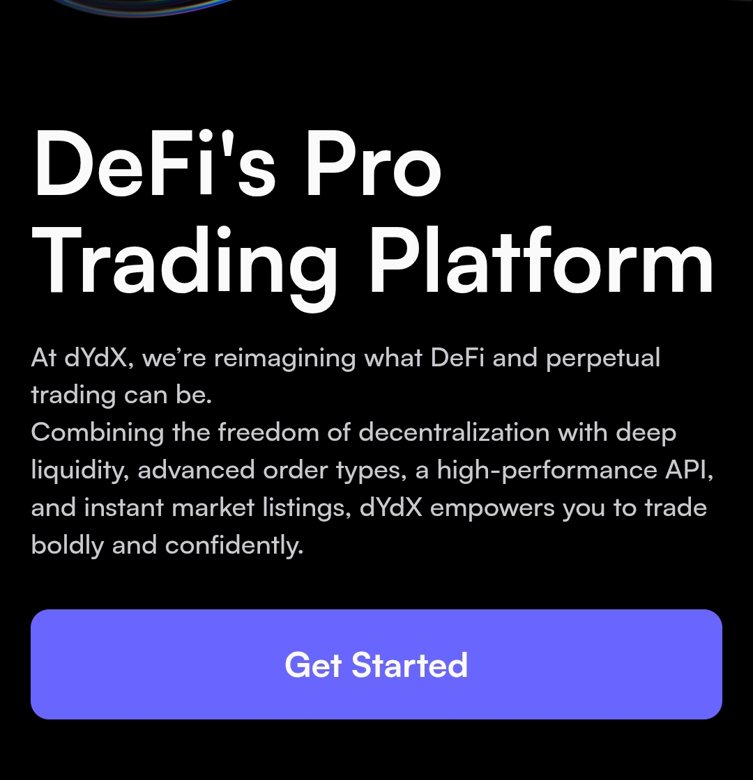 биржа dydx