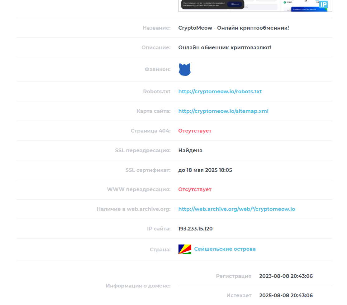 cryptomeow отзывы